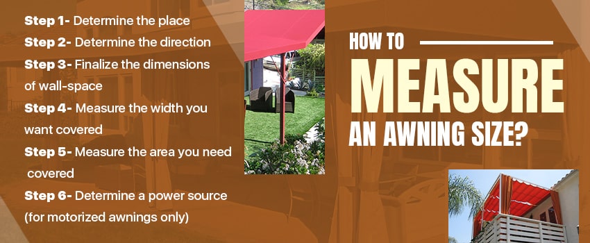 How to Measure an Awning Size